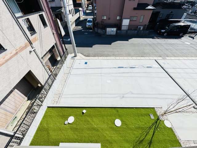 松戸市古ケ崎３丁目新築戸建【古ヶ崎小学校：7分】の展望|バルコニーより南側眺望