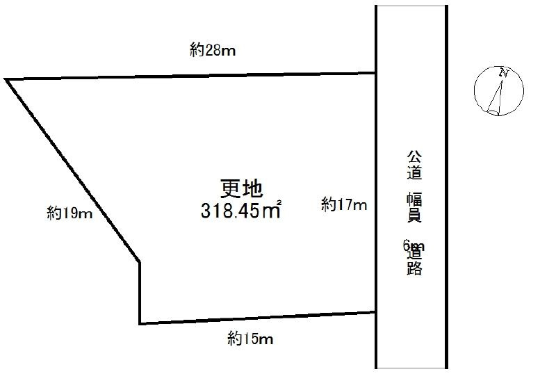 あかね台一丁目の土地図