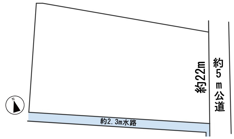 ６１０９９　岐阜市岩地２丁目土地の区画図