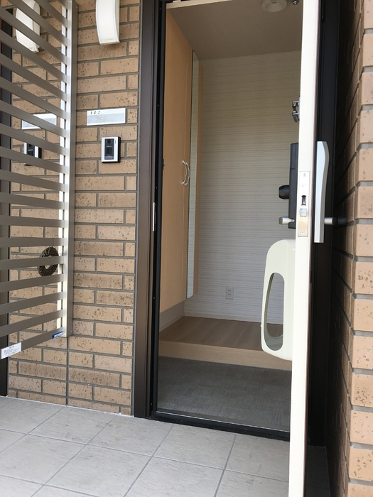 シェルメゾンの玄関