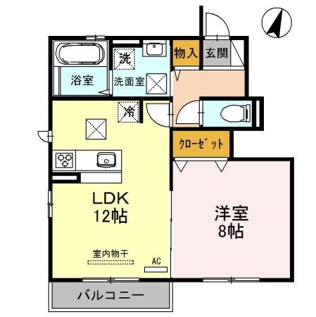 シェルメゾンの間取り
