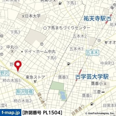 【地図】 | サンクレイドル学芸大学