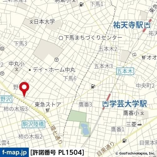【地図】 | サンクレイドル学芸大学