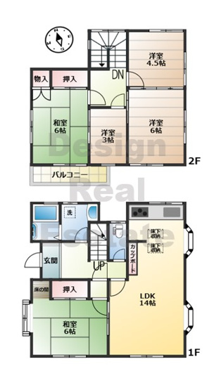 【間取り】 | 深谷市上野台　中古住宅  