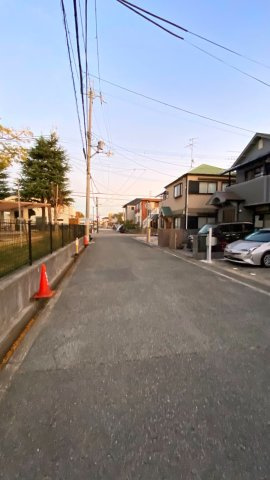 瑞原2丁目の前面道路含む現地写真|前面道路
