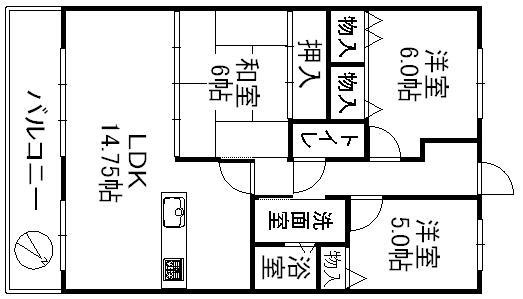 榛原プリンスハイツの間取り