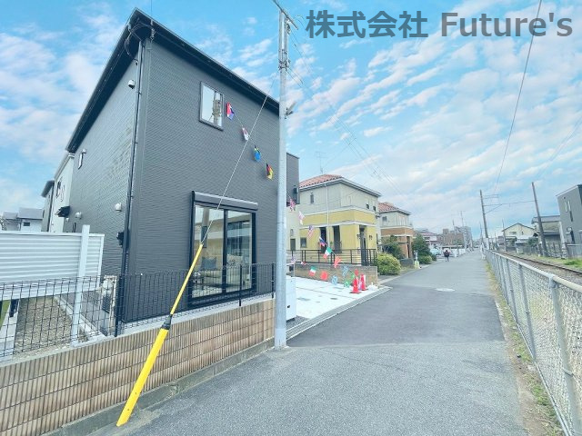 流山市平和台2丁目　新築戸建　全3棟　2号棟の前面道路含む現地写真|前面道路含む現地写真です。