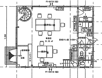 【間取り】 | 真壁テナント | 1Fです