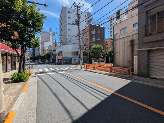 台東区千束３丁目の売地の前面道路含む現地写真