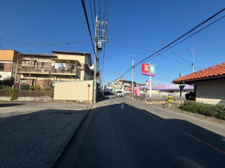 【前面道路含む現地写真】 | 川越市むさし野　古家付売地　東武東上線『川越駅』徒歩24分　【武蔵野小学区】