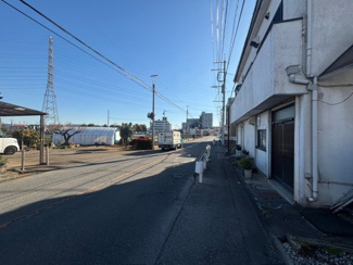 【前面道路含む現地写真】 | 川越市むさし野　古家付売地　東武東上線『川越駅』徒歩24分　【武蔵野小学区】