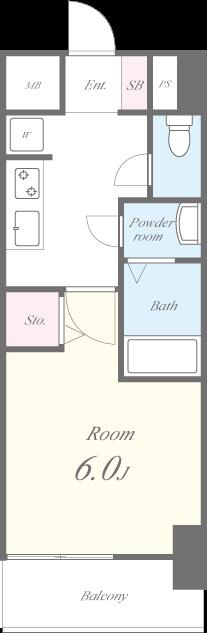 グランパシフィック長橋の間取り