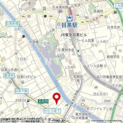 【地図】 | クレアシオン目黒不動前
