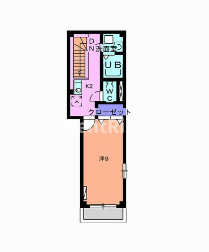 プチメゾンＵの間取り|間取図