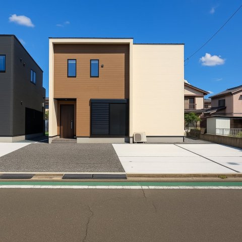 清水区駒越中2号棟の玄関|玄関ポーチ