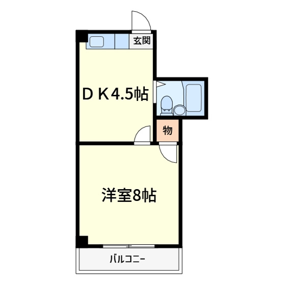 【間取り】 | ハイツ88