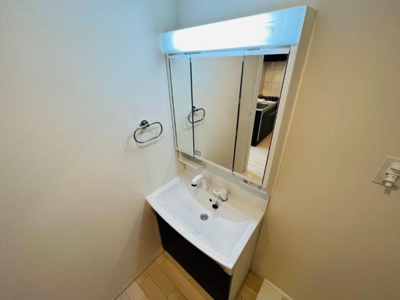 【洗面所】 | （仮）若木町新築アパート | 洗髪洗面化粧台（イメージ）