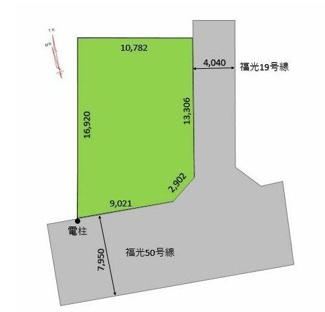 【区画図】 | 岐阜市八代売地登場です♪51坪の南東角地！建築条件はございません♪最寄りのバス停徒歩2分！ | 岐阜市八代売地登場です♪51坪の南東角地！建築条件はございません♪最寄りのバス停徒歩2分！