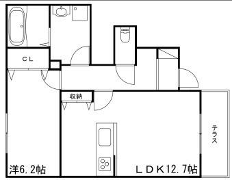 サンサージュ加納原田Ⅱの間取り