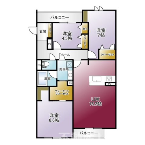 Ｇｒａｎｄｅ　Ｃｉｅｌｏの間取り