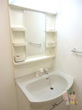 アークハイツ鹿田の洗面所|洗面