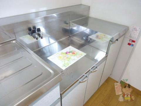 アークハイツ鹿田のキッチン|コンロスペース