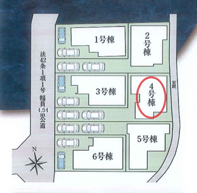 【区画図】 | ファーストタウン羽曳野市第５高鷲 | 区画図