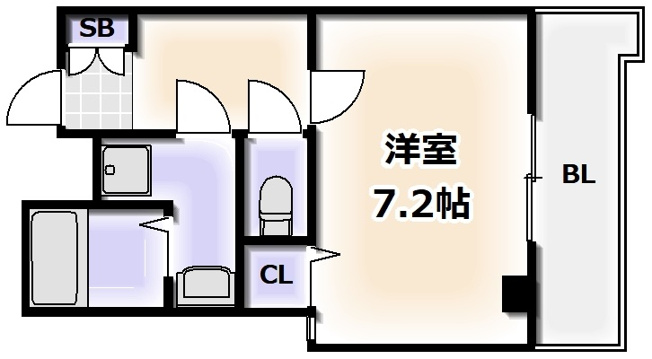 【間取り】 | グランパシフィック桜川west