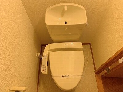 レオパレスセリバテール仁川のトイレ