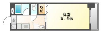 オーランド富田町の間取り