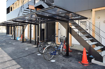 【その他共用部分】 | ピース・スクエア住吉 A棟 | ピース・スクエア住吉 屋根付駐輪場