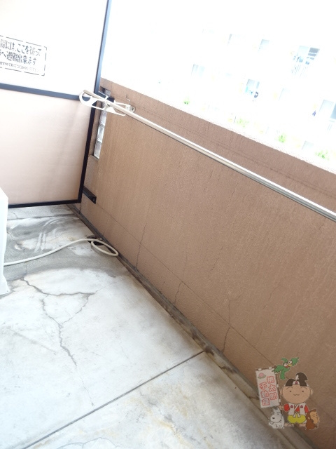 マローン野田のバルコニー