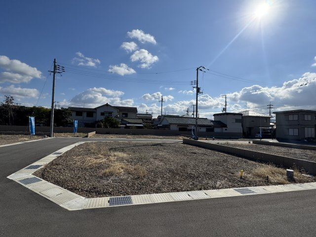 阪南市尾崎町４丁目　建築条件無し土地分譲の外観|11号　土地42.92坪　３方角地　建築条件無し土地分譲