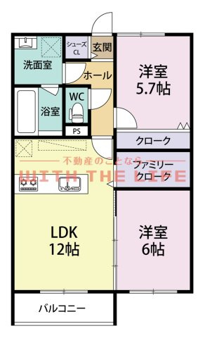 Lluz（エルルース）津福公園【キャッシュバック対象】の間取り