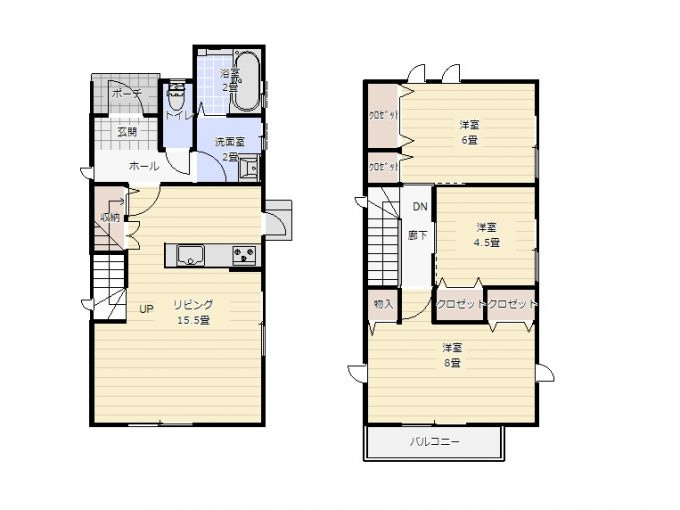 第3清武町岡1丁目モデル　1号棟