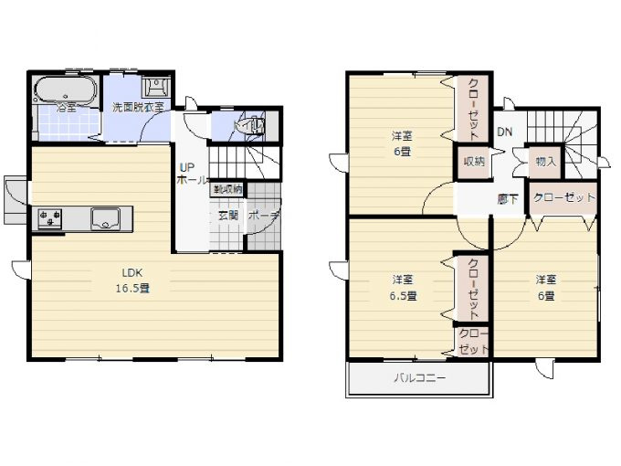 第3清武町今泉モデル　1号棟
