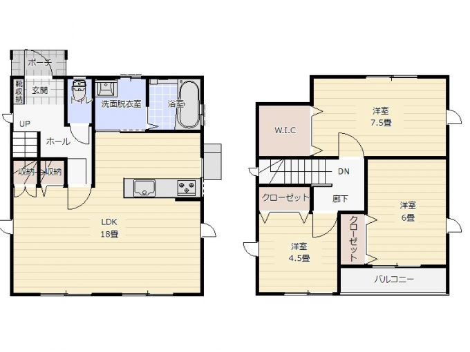 第3清武町今泉モデル　2号棟
