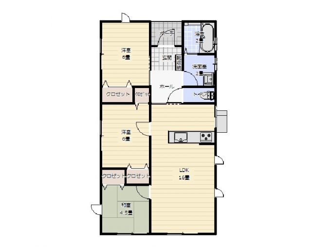 田野町井倉モデル　3号棟