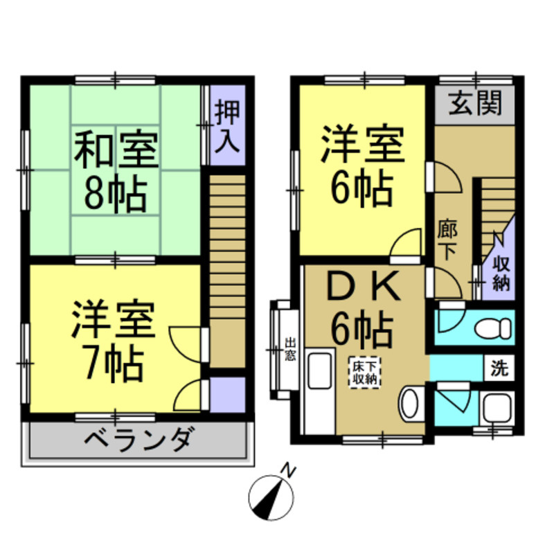 富木島町前田面貸家