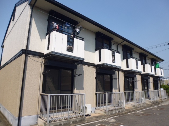 倉敷市連島町西之浦のアパートの外観