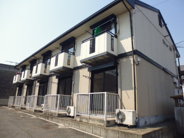 倉敷市連島町西之浦のアパートの外観