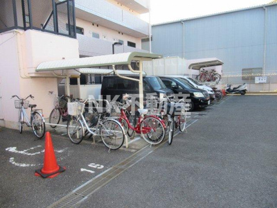 【その他共用部分】 | オークハイツ（高井田賃貸） | 駐輪場です