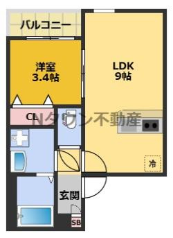 【間取り】 | Blue　Note | 間取りです。