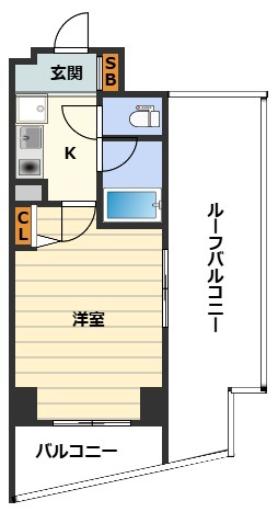 エスリード同心第2の間取り