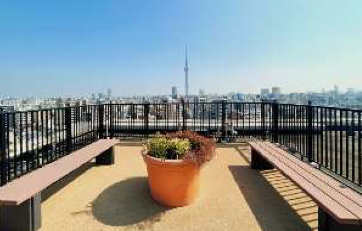 ヴェレーナ浅草のその他共用部分|屋上庭園