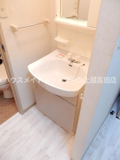 楽ハウスさいがたの洗面所|洗面化粧台