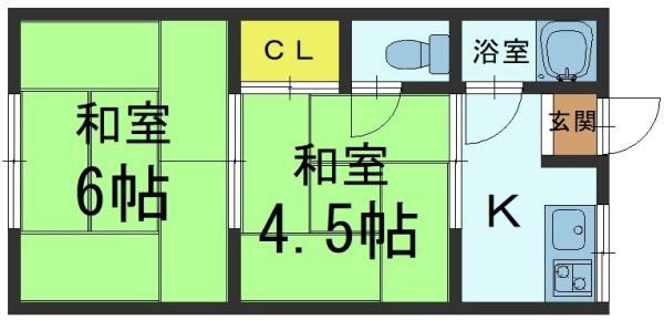 京都市左京区岩倉中町の一棟アパートの画像