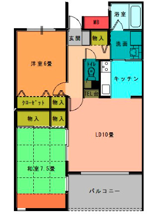 グランディア・デマラージュ【キャッシュバック対象物件】の間取り