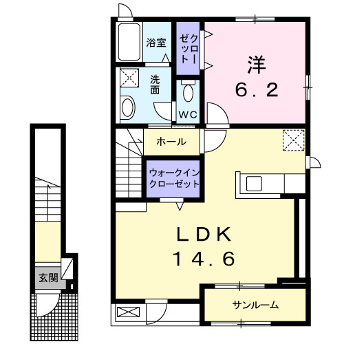 【間取り】 | フォレスト本町