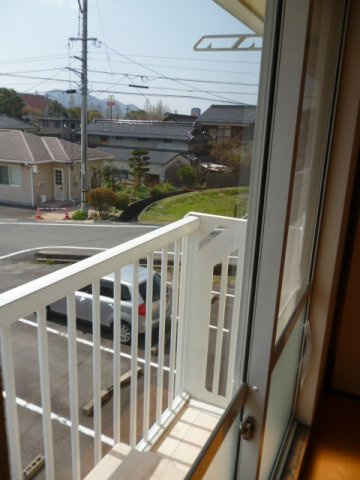 コーポ101のバルコニー|陽当たり良好なバルコニーです